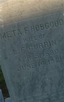 Meta Frances Hobgood Currin Meta Frances Hobgood Currin