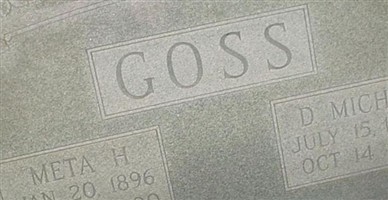 Meta H. Goss Meta H. Goss