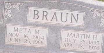 Meta M. Braun Meta M. Braun