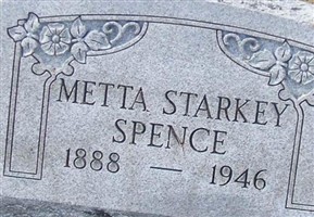 Metta B. Starkey Spence Metta B. Starkey Spence