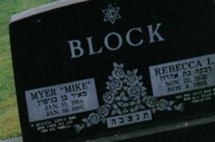 Meyer "Mike" Block Meyer "Mike" Block