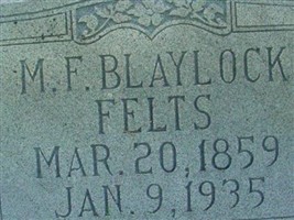 M. F. Blaylock Felts