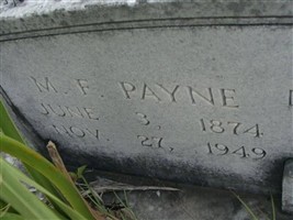 M. F. Payne M. F. Payne