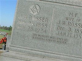 M. F. Rosser M. F. Rosser