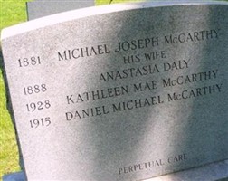 Michael Joseph McCarthy Michael Joseph McCarthy