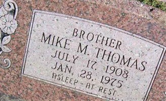 Mike M. Thomas Mike M. Thomas
