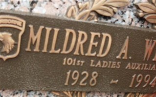 Mildred A Wright Mildred A Wright