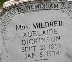 Mildred Adelaide Dickinson