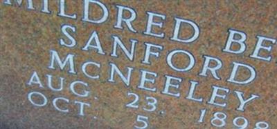 Mildred Bell Sanford McNeeley