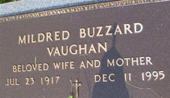 Mildred Buzzard Vaughan Mildred Buzzard Vaughan