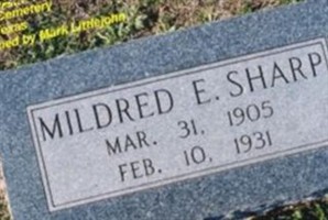 Mildred E. Sharp Mildred E. Sharp