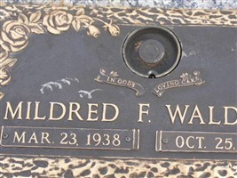 Mildred F. Waldrop Mildred F. Waldrop