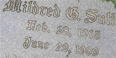 Mildred Garfield Goodpasture Sutter