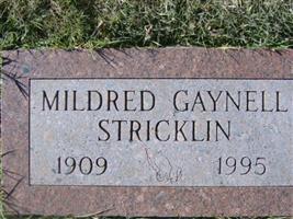 Mildred Gaynell "Mid" Caley Stricklin