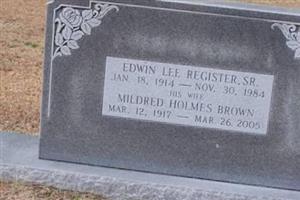 Mildred Holmes Brown Register