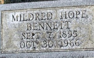 Mildred Hope Coiner Bennett