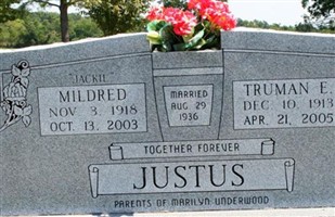 Mildred Imogene "Jackie" Tincher Justus Mildred Imogene "Jackie" Tincher Justus
