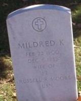 Mildred K Moore