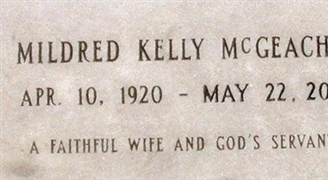 Mildred Kelly McGeachy