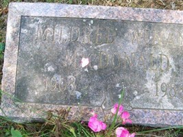 Mildred Leatha Sinkler MacDonald Mildred Leatha Sinkler MacDonald