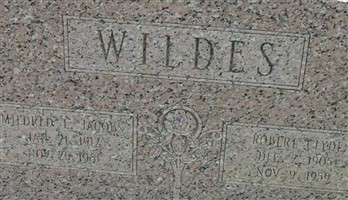 Mildred Loree Jacobs Wildes Mildred Loree Jacobs Wildes