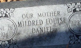 Mildred Louise Daniel Mildred Louise Daniel