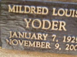 Mildred Louise Yoder Mildred Louise Yoder