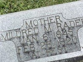 Mildred M. Rader Mildred M. Rader