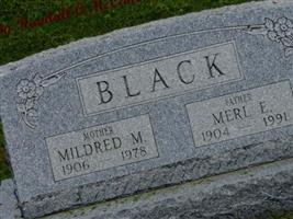 Mildred M Warner Black