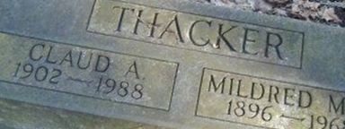 Mildred May Thacker Mildred May Thacker