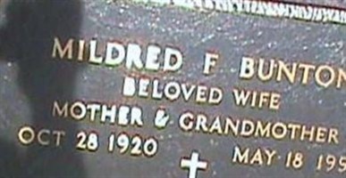 Mildred F "Midge" Fivecoat Bunton