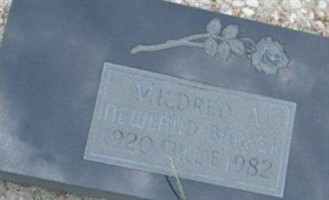 Mildred A "Millie" Newland Barker