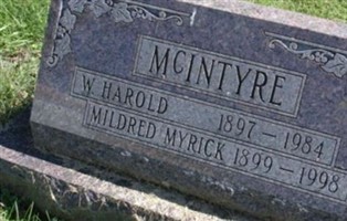 Mildred Myrick McIntyre Mildred Myrick McIntyre