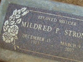 Mildred P Strong Mildred P Strong