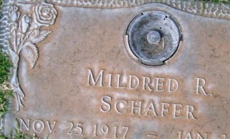 Mildred R Schafer Mildred R Schafer