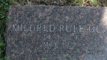 Mildred Rule Olson Mildred Rule Olson