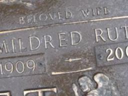 Mildred Ruth Adams Merritt Mildred Ruth Adams Merritt