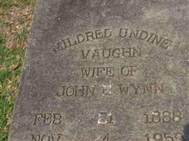 Mildred Undine Vaughn Wynn Mildred Undine Vaughn Wynn