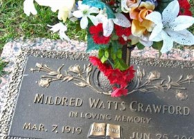 Mildred Watts Crawford