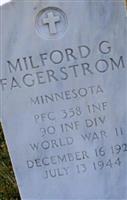 Milford G Fagerstrom Milford G Fagerstrom