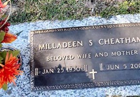 Milladeen "Millie" Sisk Cheatham Milladeen "Millie" Sisk Cheatham