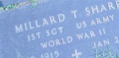 Millard T Sharp