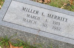 Miller L. Merritt Miller L. Merritt