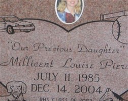 Millicent Louise Pierce Millicent Louise Pierce