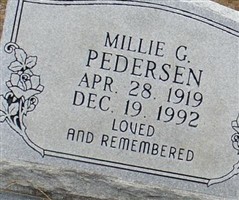 Millie G. Pedersen Millie G. Pedersen