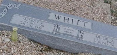 Millie O. Whitt Millie O. Whitt