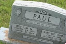 Milo Carl Paul, Sr