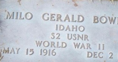 Milo Gerald Bowers Milo Gerald Bowers