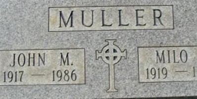 Milo J. Muller Milo J. Muller