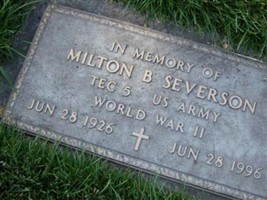 Milton B Severson